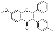 7-METHOXY-2-PHENYL-3-P-TOLYLCHROMEN-4-ONE Struktur