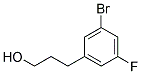 3-(3-BROMO-5-FLUORO-PHENYL)-PROPAN-1-OL Struktur