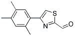 4-(2,4,5-TRIMETHYLPHENYL)-1,3-THIAZOLE-2-CARBALDEHYDE Struktur