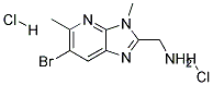 C-(6-BROMO-3,5-DIMETHYL-3H-IMIDAZO[4,5-B]PYRIDIN-2-YL)-METHYLAMINE DIHYDROCHLORIDE Struktur