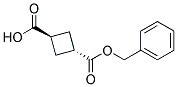 (TRANS)-3-(BENZYLOXYCARBONYL)CYCLOBUTANECARBOXYLIC ACID Struktur