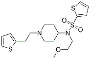 N-(2-METHOXYETHYL)-N-(1-[2-(2-THIENYL)ETHYL]PIPERIDIN-4-YL)THIOPHENE-2-SULFONAMIDE Struktur