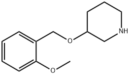 3-[(2-METHOXYBENZYL)OXY]PIPERIDINE Struktur