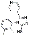 4-(2,3-DIMETHYLPHENYL)-5-PYRIDIN-4-YL-4H-1,2,4-TRIAZOLE-3-THIOL Struktur