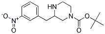 3-(3-NITRO-BENZYL)-PIPERAZINE-1-CARBOXYLIC ACID TERT-BUTYL ESTER Struktur