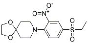 8-[4-(ETHYLSULFONYL)-2-NITROPHENYL]-1,4-DIOXA-8-AZASPIRO[4.5]DECANE Struktur