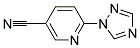 6-(1H-1,2,4-TRIAZOL-1-YL)NICOTINONITRILE Struktur