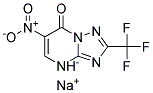 2-TRIFLUOROMETHYL-6-NITRO[1,2,4]TRIAZOLO[1,5-A]PYRIMIDINE-7(4H)-ONE SODIUM SALT Struktur