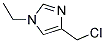 4-CHLOROMETHYL-1-ETHYL-1H-IMIDAZOLE Struktur