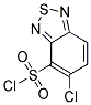 5-CHLORO-2,1,3-BENZOTHIADIAZOLE-4-SULFONYL CHLORIDE Struktur