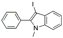 3-IODO-1-METHYL-2-PHENYL-1H-INDOLE Struktur