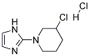 3-CHLORO-1-(1H-IMIDAZOL-2-YL)-PIPERIDINE HCL Struktur