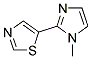 5-(1-METHYL-1H-IMIDAZOL-2-YL)-THIAZOLE Struktur