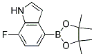 7-FLUORO-4-(4,4,5,5-TETRAMETHYL-1,3,2-DIOXABOROLAN-2-YL)-1H-INDOLE Struktur