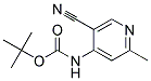 (5-CYANO-2-METHYL-PYRIDIN-4-YL)-CARBAMIC ACID TERT-BUTYL ESTER Struktur