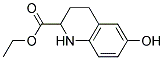 6-HYDROXY-1,2,3,4-TETRAHYDRO-QUINOLINE-2-CARBOXYLIC ACID ETHYL ESTER Struktur