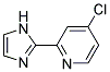 4-CHLORO-2-(1H-IMIDAZOL-2-YL)-PYRIDINE Struktur