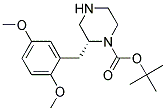 (R)-2-(2,5-DIMETHOXY-BENZYL)-PIPERAZINE-1-CARBOXYLIC ACID TERT-BUTYL ESTER Struktur