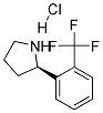 (R)-2-(2-(TRIFLUOROMETHYL)PHENYL)PYRROLIDINE HYDROCHLORIDE Struktur