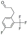 3-(4-FLUORO-2-TRIFLUOROMETHYL-PHENYL)-PROPIONALDEHYDE Struktur