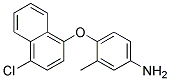 4-[(4-CHLORO-1-NAPHTHYL)OXY]-3-METHYLPHENYLAMINE Struktur