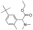 (5-TERT-BUTYL-2-METHYL-PHENYL)-DIMETHYLAMINO-ACETIC ACID ETHYL ESTER Struktur