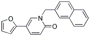 5-(2-FURYL)-1-(2-NAPHTHYLMETHYL)PYRIDIN-2(1H)-ONE Struktur