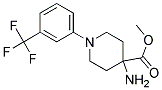 METHYL 4-AMINO-1-(3-(TRIFLUOROMETHYL)PHENYL)PIPERIDINE-4-CARBOXYLATE Struktur