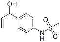 N-[4-(1-HYDROXY-ALLYL)-PHENYL]-METHANESULFONAMIDE Struktur