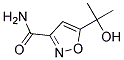 5-(1-HYDROXY-1-METHYLETHYL)ISOXAZOLE-3-CARBOXAMIDE Struktur