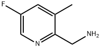 C-(5-FLUORO-3-METHYL-PYRIDIN-2-YL)-METHYLAMINE Struktur