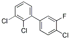 3'-FLUORO-2,3,4'-TRICHLOROBIPHENYL Struktur