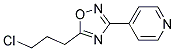 4-[5-(3-CHLOROPROPYL)-1,2,4-OXADIAZOL-3-YL]PYRIDINE Struktur