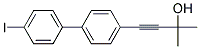 4-(4'-IODO-BIPHENYL-4-YL)-2-METHYL-BUT-3-YN-2-OL Struktur