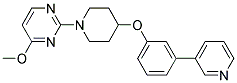 4-METHOXY-2-[4-(3-PYRIDIN-3-YLPHENOXY)PIPERIDIN-1-YL]PYRIMIDINE Struktur