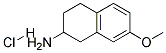 7-METHOXY-1,2,3,4-TETRAHYDRO-NAPHTHALEN-2-YLAMINE HYDROCHLORIDE Struktur