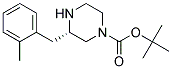 (S)-3-(2-METHYL-BENZYL)-PIPERAZINE-1-CARBOXYLIC ACID TERT-BUTYL ESTER Struktur