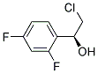 (S)-2-CHLORO-1-(2,4-DIFLUORO-PHENYL)-ETHANOL Struktur