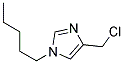 4-CHLOROMETHYL-1-PENTYL-1H-IMIDAZOLE Struktur
