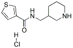 THIOPHENE-3-CARBOXYLIC ACID (PIPERIDIN-3-YLMETHYL)-AMIDE HYDROCHLORIDE Struktur