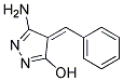 4-BENZALAZO-3-METHYL-5-HYDROXYPYRAZOLE Struktur