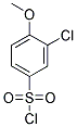 3-CHLORO-4-METHOXYBENZENESULFONYL CHLORIDE Struktur