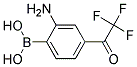 4-TRIFLUOROACETYL AMINOPHENYLBORONIC ACID Struktur