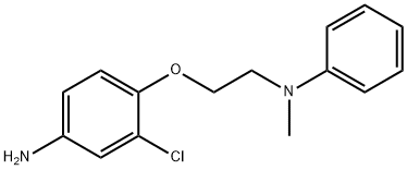N-[2-(4-AMINO-2-CHLOROPHENOXY)ETHYL]-N-METHYL-N-PHENYLAMINE Struktur