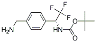 [(R)-1-(4-AMINOMETHYL-PHENYL)-2,2,2-TRIFLUORO-ETHYL]-CARBAMIC ACID TERT-BUTYL ESTER Struktur