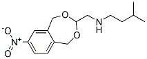 3-METHYL-N-[(7-NITRO-1,5-DIHYDRO-2,4-BENZODIOXEPIN-3-YL)METHYL]BUTAN-1-AMINE Struktur