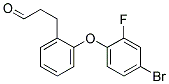 3-[2-(4-BROMO-2-FLUORO-PHENOXY)-PHENYL]-PROPIONALDEHYDE Struktur