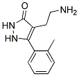 4-(2-AMINOETHYL)-5-(2-METHYLPHENYL)-1,2-DIHYDRO-3H-PYRAZOL-3-ONE Struktur