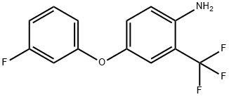 4-(3-FLUOROPHENOXY)-2-(TRIFLUOROMETHYL)ANILINE Struktur