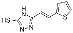 5-[(E)-2-THIEN-2-YLVINYL]-4H-1,2,4-TRIAZOLE-3-THIOL Struktur